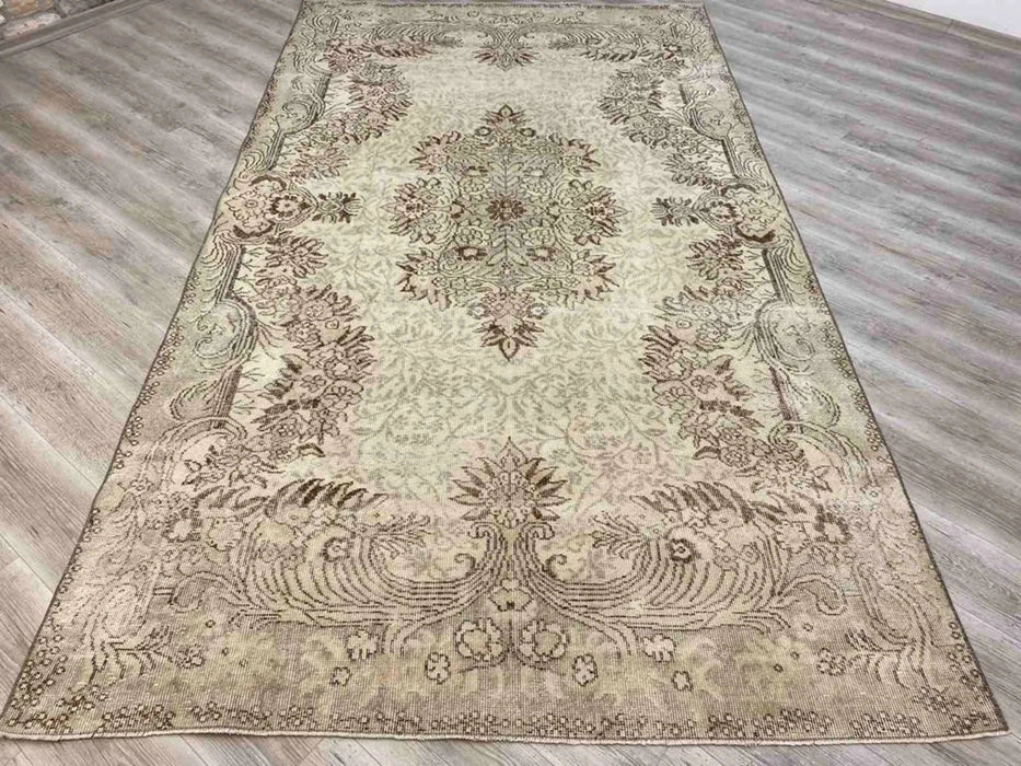 Antique Turkish Oushak Rug 317cm x 183cm Hand Knotted