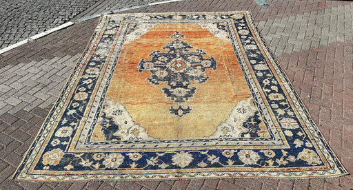 Antique Turkish Oushak Rug 332cm x 256cm Hand Knotted