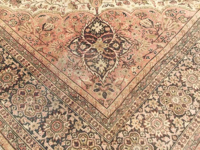 Antique Turkish Oushak Rug 350cm x 256cm Hand Knotted