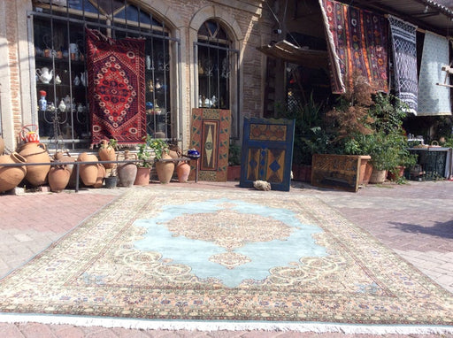 Antique Turkish Oushak Rug 383cm x 261cm Hand Knotted