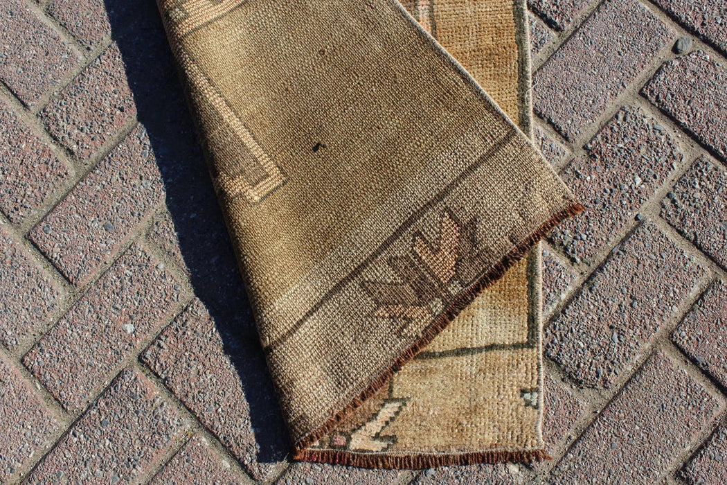 Antique Turkish Runner Rug 280cm x 67cm Hand Knotted