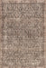 Antiqued Brown Jute-Blend Area Rug 160 cm x 230 cm