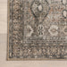 Antiqued Brown Jute-Blend Medallion Rug 160x230 cm