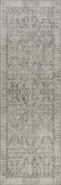 Antiqued Grey Jute-Blend Area Rug 120x180 cm