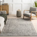 Antiqued Grey Jute-Blend Area Rug 120x180 cm