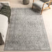 Antiqued Grey Jute-Blend Area Rug 120x180 cm