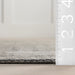 Antiqued Grey Jute-Blend Area Rug 150x240 Centimeters