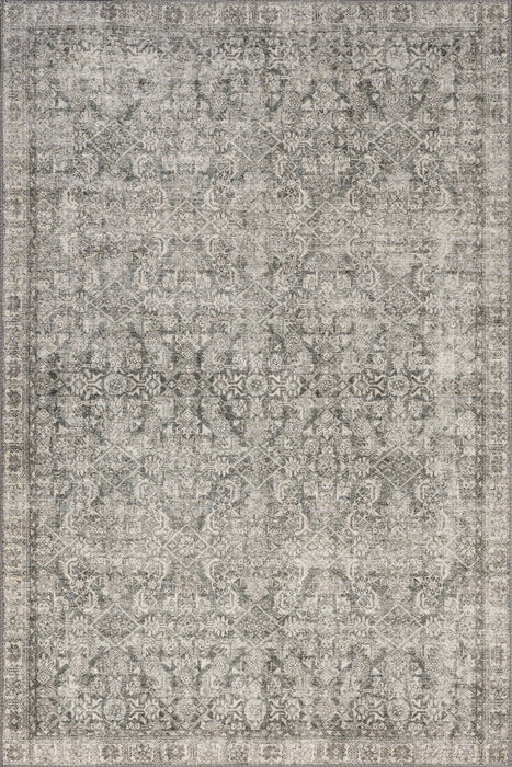 Antiqued Grey Jute-Blend Area Rug 150x240 Centimeters