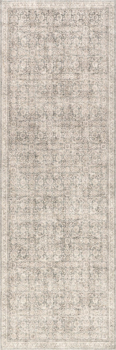 Antiqued Grey Jute-Blend Area Rug 170x240 cm