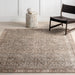 Antiqued Jute-Blend Area Rug 152Cm Brown