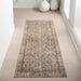 Antiqued Jute-Blend Area Rug 152Cm Brown