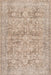 Antiqued Jute-Blend Area Rug 160 cm Brown