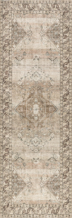 Antiqued Jute-Blend Area Rug 160x230 Cm Beige