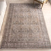 Antiqued Jute Blend Area Rug 160x230 cm Dark Beige