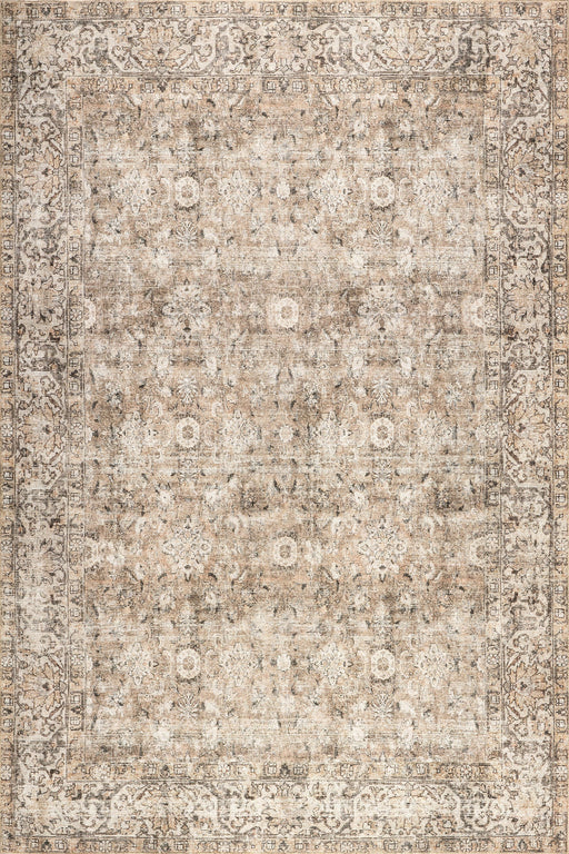 Antiqued Jute-Blend Area Rug 160x230 cm Dark Beige