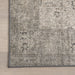 Alfombra envejecida de mezcla de yute 160x230 cm gris