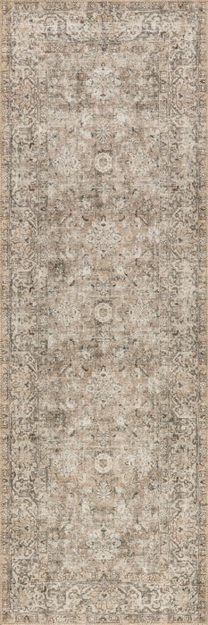 Antiqued Jute Blend Area Rug Dark Beige 150x200 cm