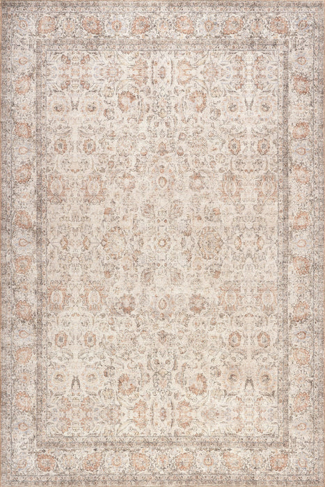 Antiqued Jute Rug for Home Decor in Light Brown 160x230 cm