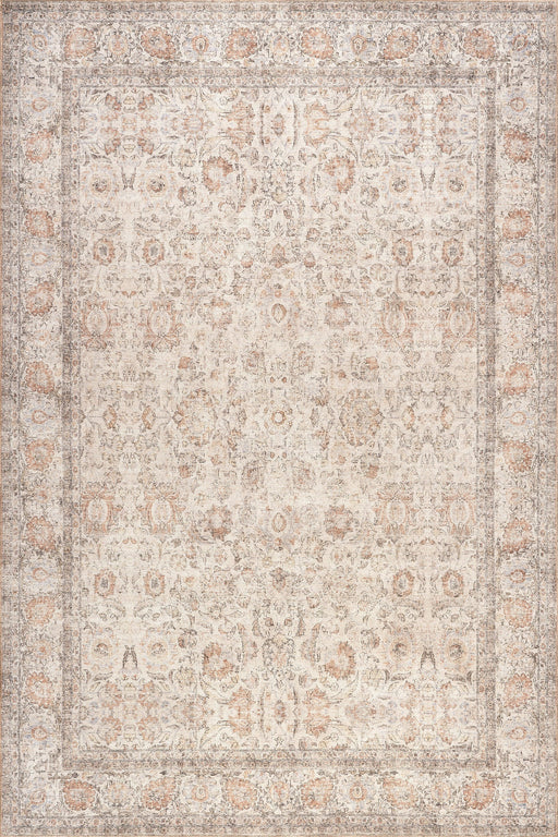 Antiqued Jute Rug for Home Decor in Light Brown 160x230 cm