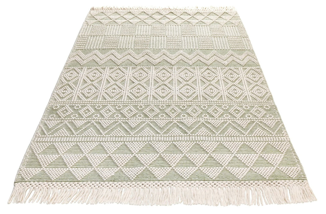 Anya01 Ivory Mint Rug