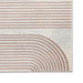 Apollo 2683 Modern Geometric Swirl Distressed Metallic Shimmer High-Density Textured Flat Pile Grey/Rose/Cream Rug