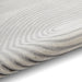 Apollo 2683 Modern Geometric Swirl Distressed Metallic Shimmer High-Density Textured Flat Pile Grey/Silver/Ivory Rug