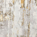 Apollo GR579 Modern Abstract Distressed Metallic Shimmer High-Density Textured Flat Pile Grey/Gold/Cream Rug