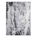 Apollo GR580 Modern Abstract Distressed Metallic Shimmer High-Density Textured Flat Pile Grey/Cream Rug