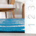 Aqua Indoor Outdoor Flatweave Area Rug 160x230 cm