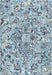 Aqua Paisley Area Rug 100% Polypropylene 160x230 cm