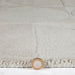 Arabella Modern Geometric 3D Hand-Carved Hi-Low Textured Wool Grey Rug