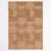 Arabella Modern Geometric 3D Hand-Carved Hi-Low Textured Wool Taupe Rug