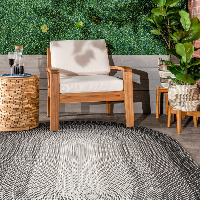 Arabella Ombre Area Rug 160cm for Indoor and Outdoor Use