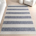 Ariah Blue Striped Indoor Outdoor Rug 152 Cm