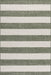 Ariah Green Striped Indoor Outdoor Rug 120x180 cm