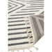 Ariana AR06 Shard Modern Moroccan Berber Textured Hi-Low Soft Plush Boho Shaggy Cream/Grey Rug