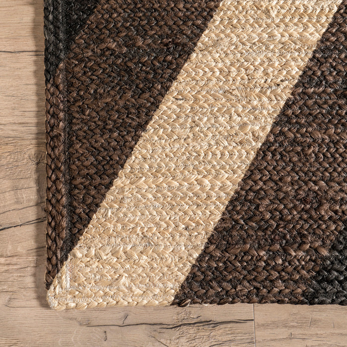 Armani Black Jute Area Rug 160x230 cm