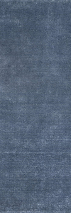 Arrel Minimalist Speckled Wool Rug 152x244 Centimeters Denim