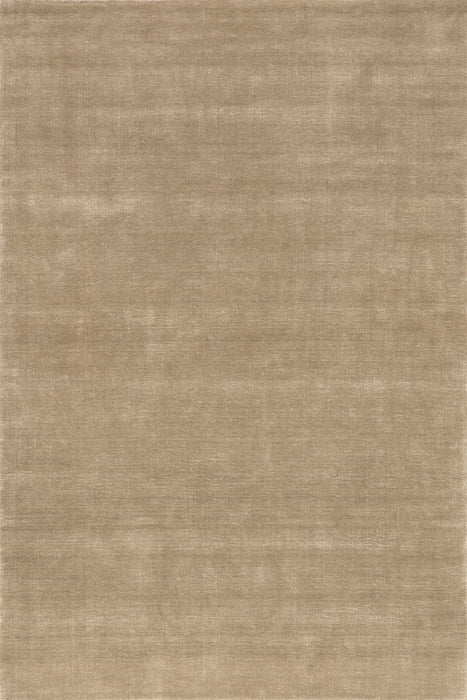 Arrel Minimalist Wool-Blend Area Rug in Fawn