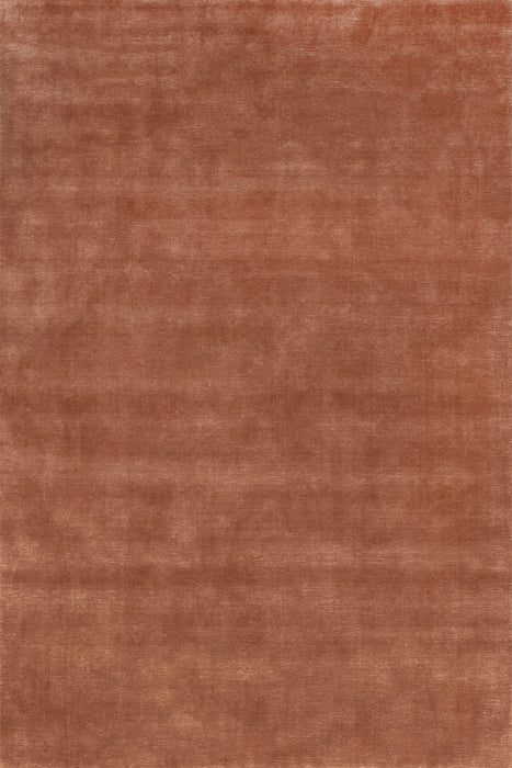 Arrel Wool-Blend Area Rug in Brick Color