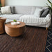 Artane Leather Hemp Rug for Textured Interior Design