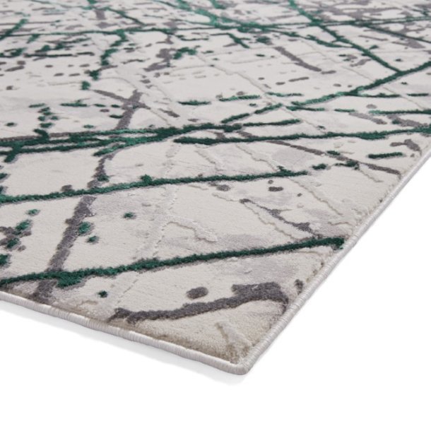 Artemis B8403A Green/Silver Rug