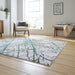 Artemis B8403A Green/Silver Rug