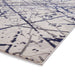 Artemis B8403A Modern Abstract Marble Metallic Shimmer Textured High-Density Soft-Touch Blue/Silver/Cream Rug