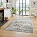 Artemis B9289A Modern Abstract Marbled Metallic Shimmer Textured High-Density Soft-Touch Gold/Grey/Cream Rug