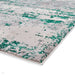 Artemis B9289A Modern Abstract Marbled Metallic Shimmer Textured High-Density Soft-Touch Green/Grey/Cream Rug