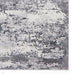 Artemis B9289A Modern Abstract Marbled Metallic Shimmer Textured High-Density Soft-Touch Grey/Silver/Cream Rug