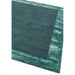 Ascot Modern Plain Hand-Woven Wool Centred Loop Pile Metallic Shimmer Wide Edged Viscose Border Aqua Blue Rug