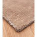 Ascot Modern Plain Hand-Woven Wool Centred Loop Pile Metallic Shimmer Wide Viscose Border Sand Rug