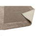 Ascot Modern Plain Hand-Woven Wool Centred Loop Pile Metallic Shimmer Wide Viscose Border Taupe Rug